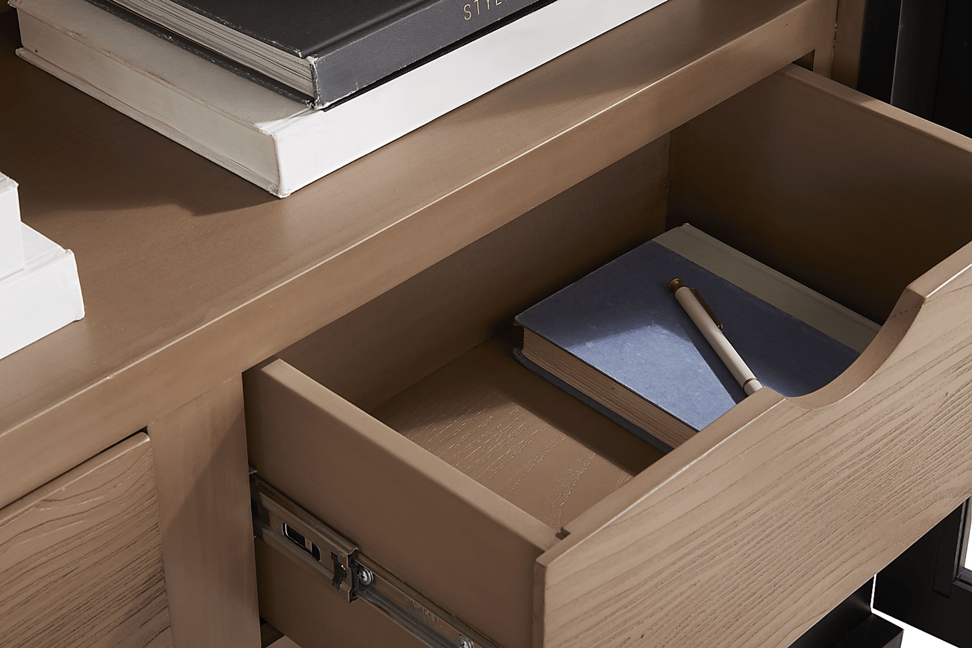 Breya Black Bookcase - Image 4