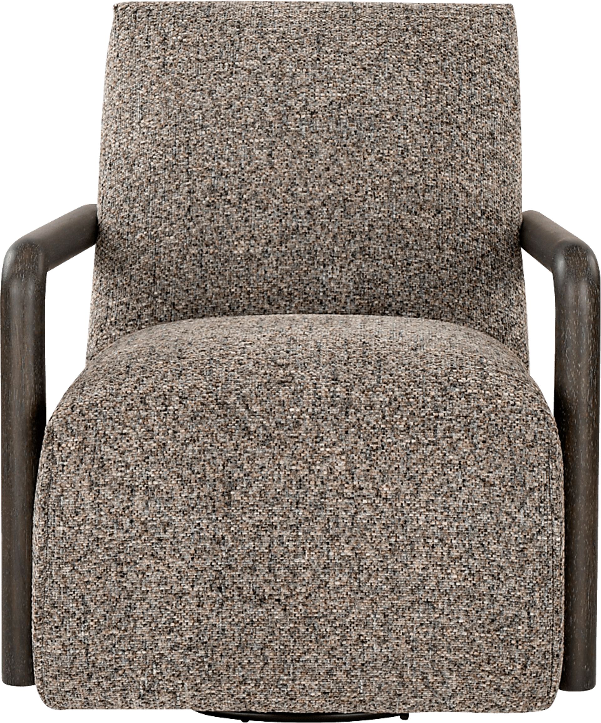 Bria Brown Swivel Chair - Image 2