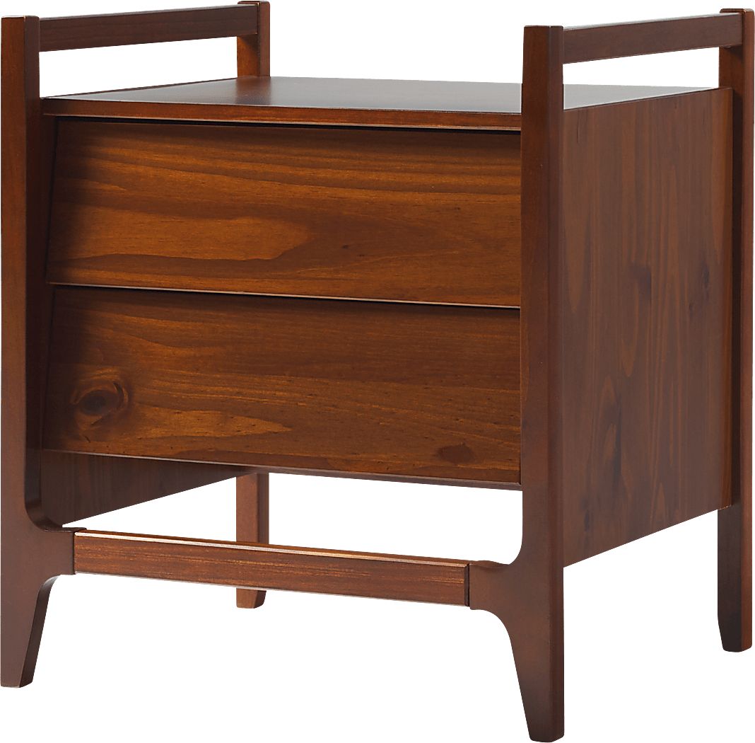 Briabend Walnut Nightstand