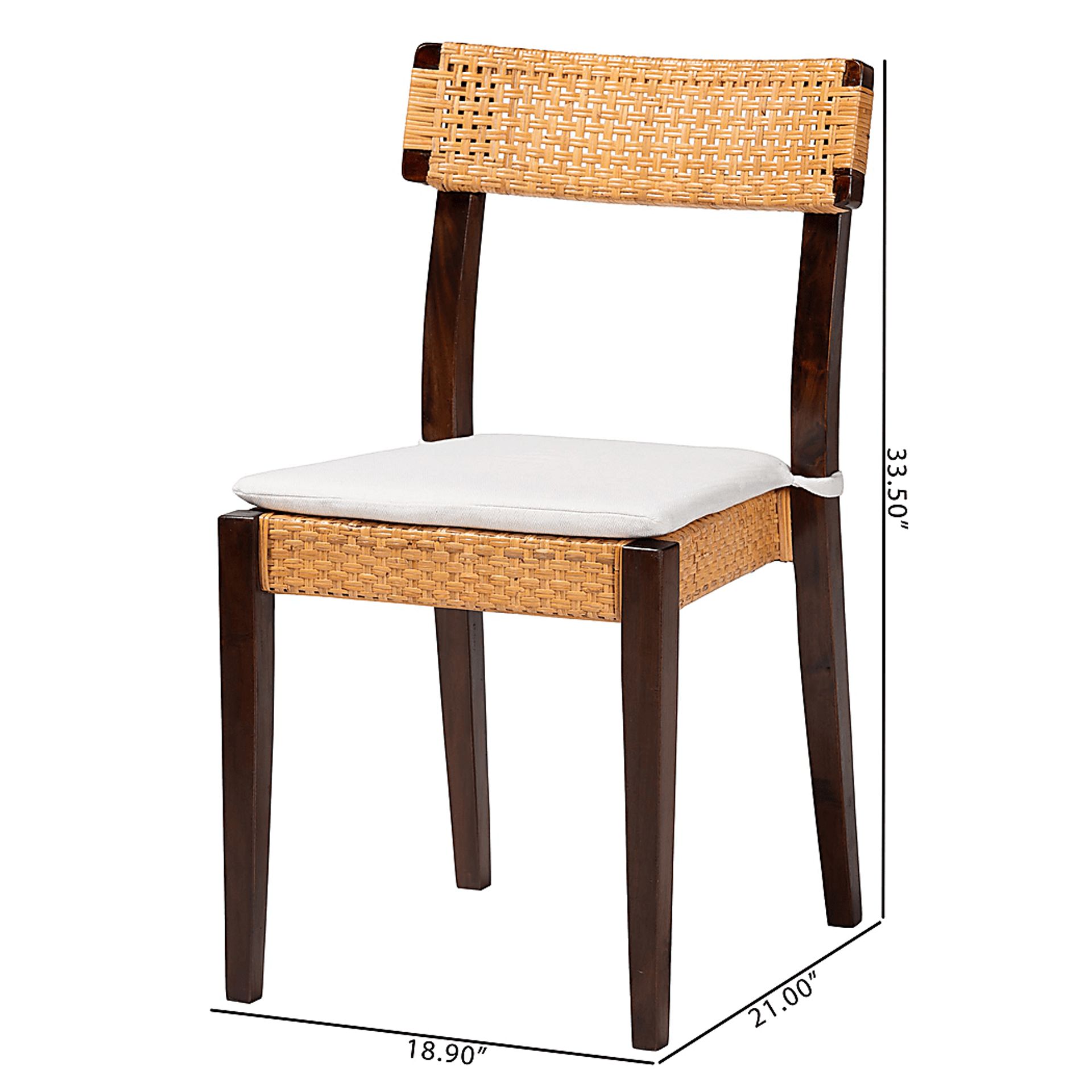 Briamaricy Brown Dining Chair - Image 3