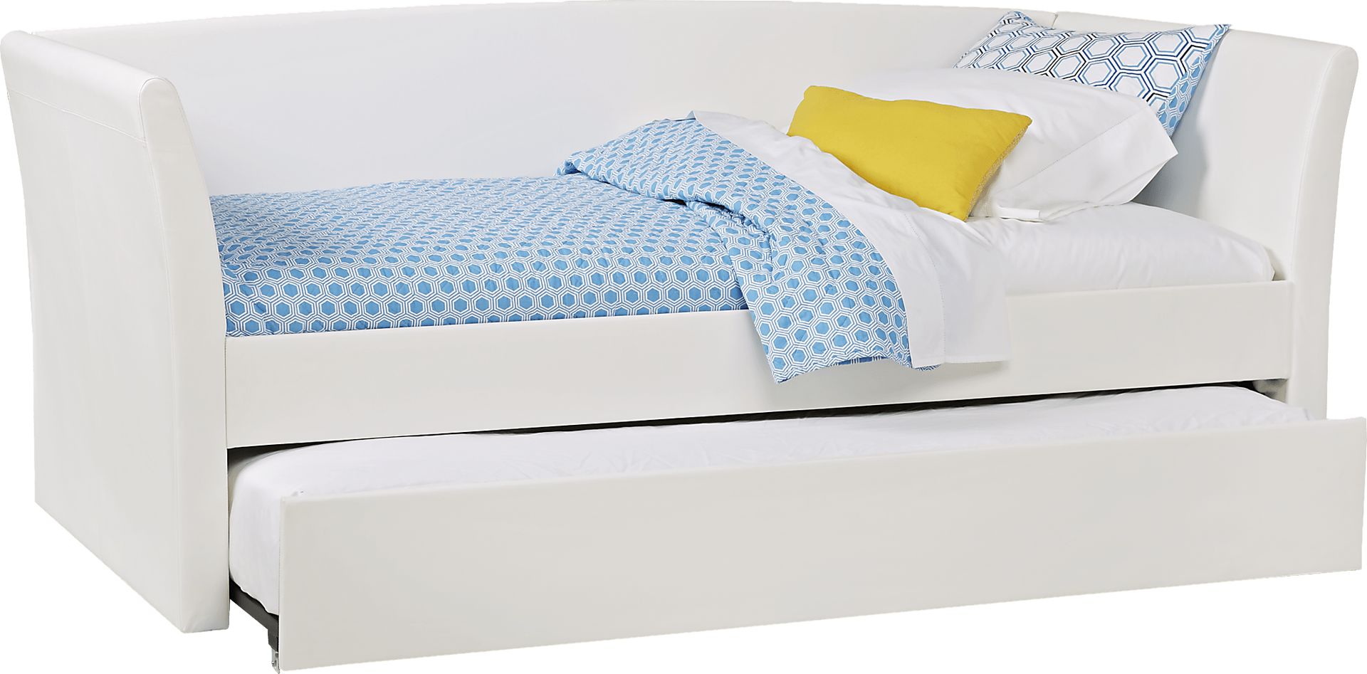 Brianne White Daybed with Trundle - Image 1