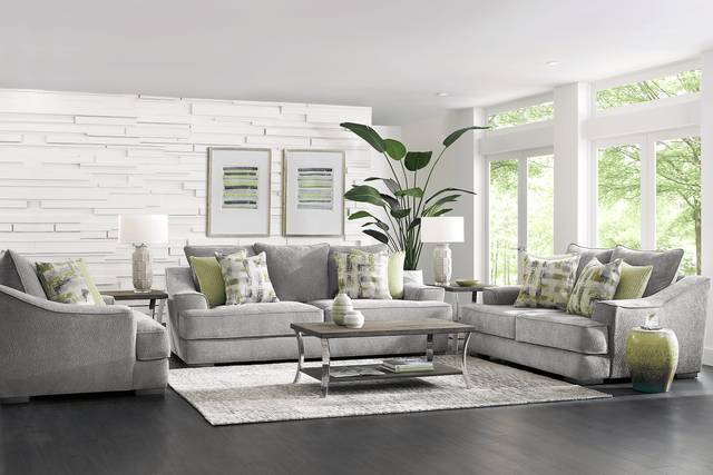 Briar Crossing Gray 8 Pc Living Room - Thumbnail - Image 1