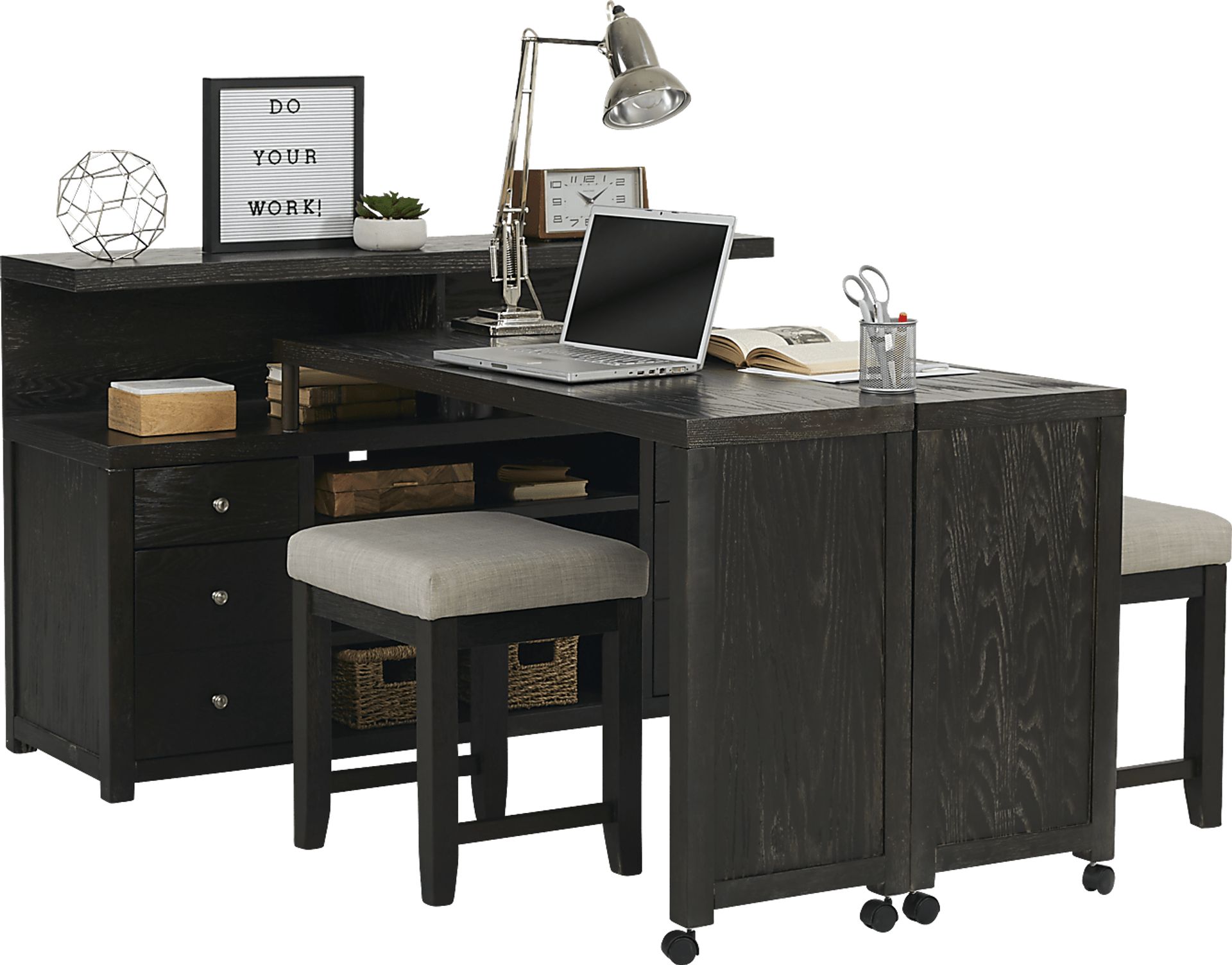 Briar Hill Merlot 4 Pc Wall Unit - Image 1