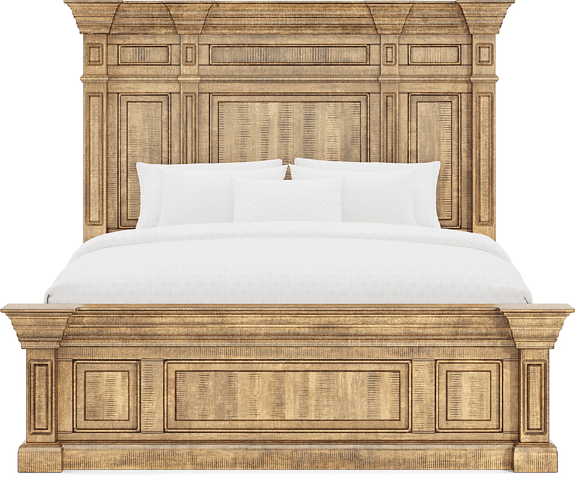 Briar Hill Natural 3 Pc King Panel Bed - Image 4