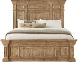 3 pc queen panel bed
