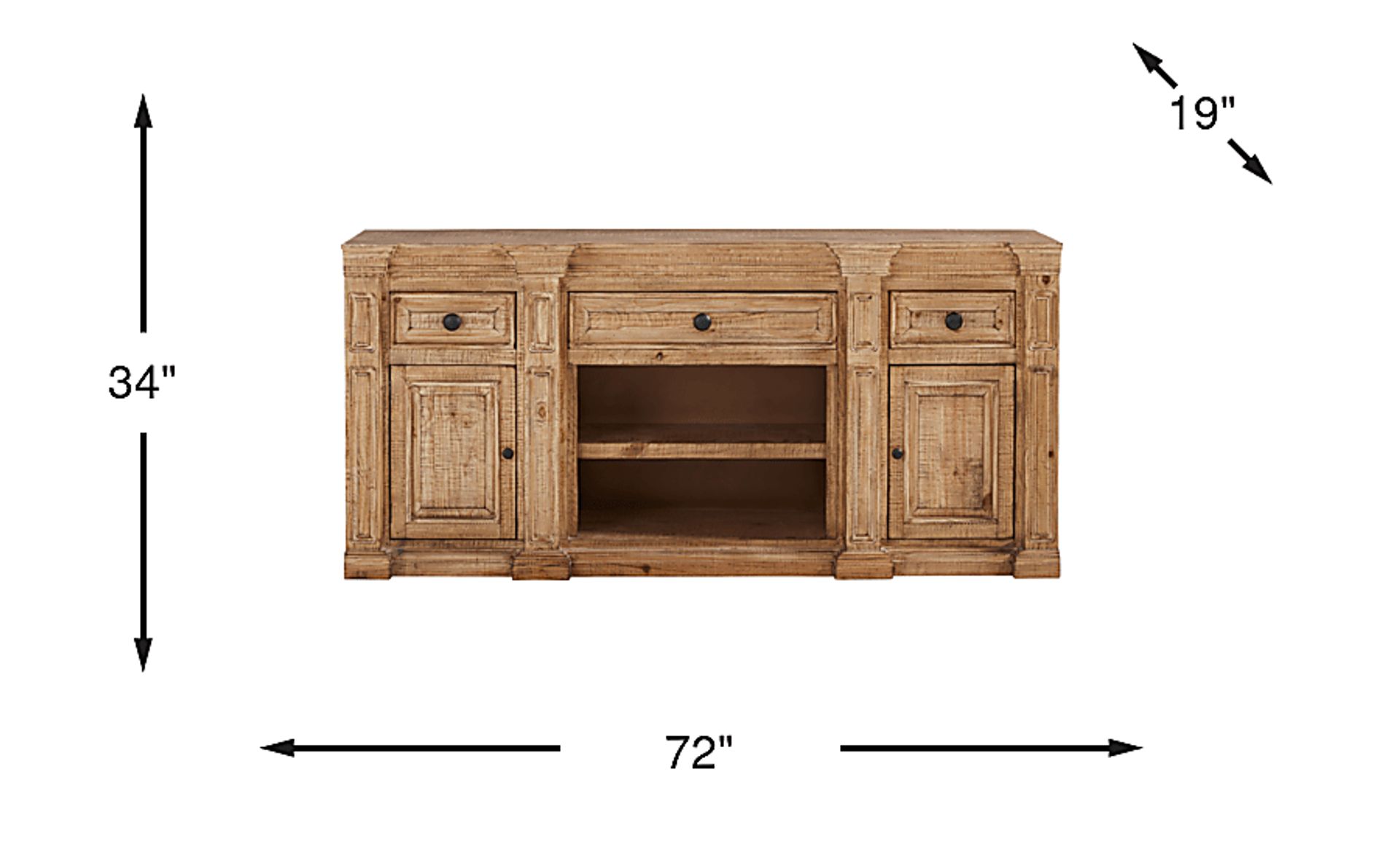 Dimension Image. Please refer to the Dimension Tab on this page for dimension details.