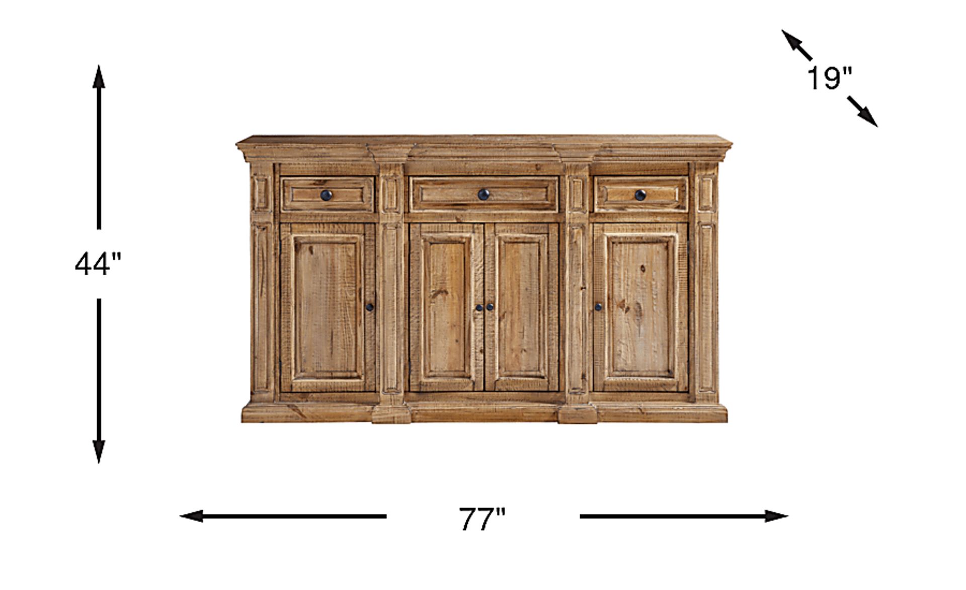 Dimension Image. Please refer to the Dimension Tab on this page for dimension details.