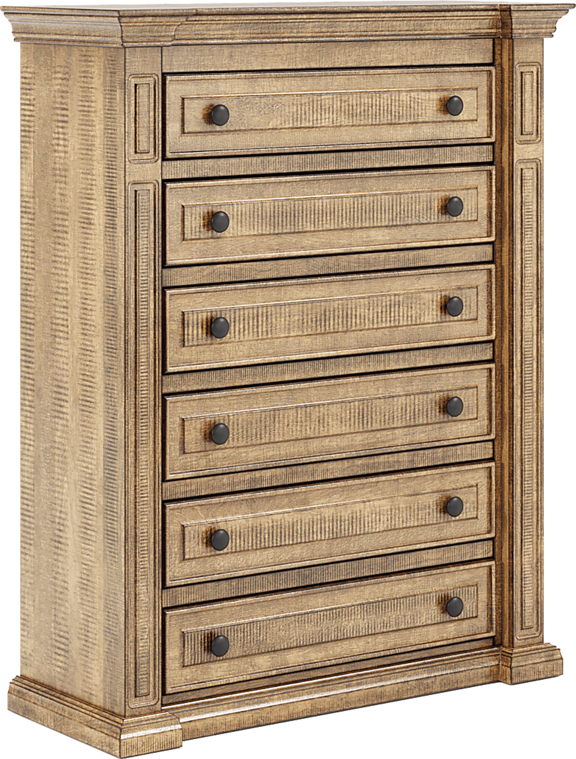 Briar Hill Natural 5 Pc Queen Panel Bedroom - Image 8
