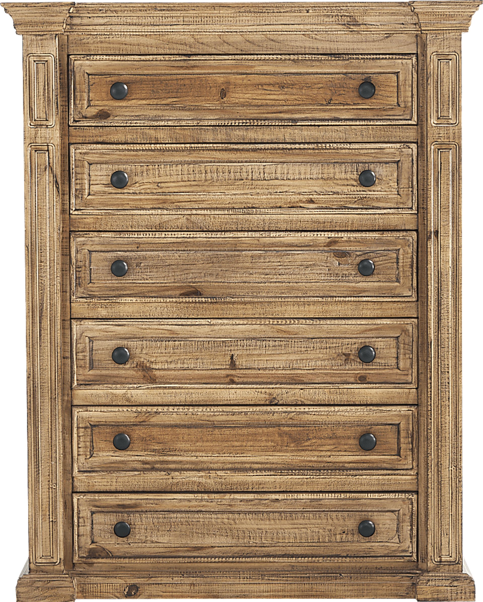 Briar Hill Natural 5 Pc Queen Panel Bedroom - Image 6