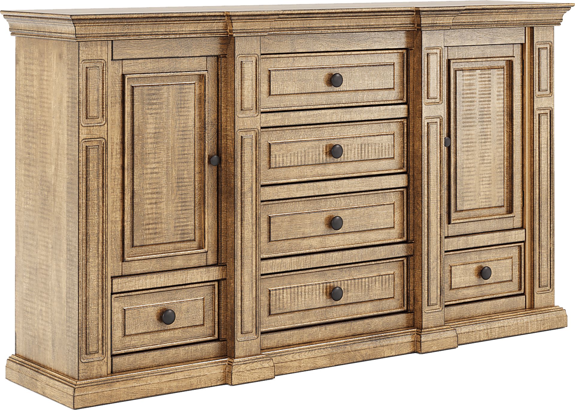 Briar Hill Natural 7 Pc Queen Panel Bedroom - Image 8