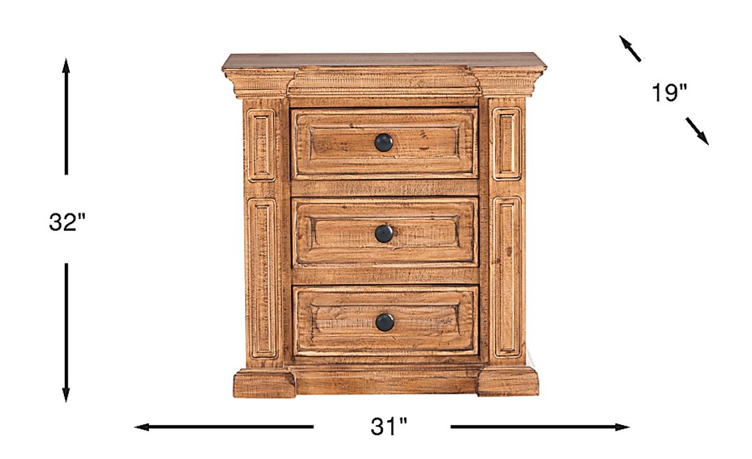 Briar Hill Natural Nightstand
