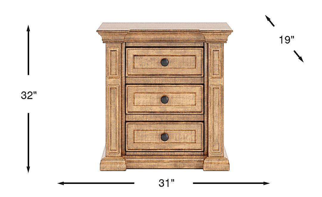 Briar Hill Natural Nightstand