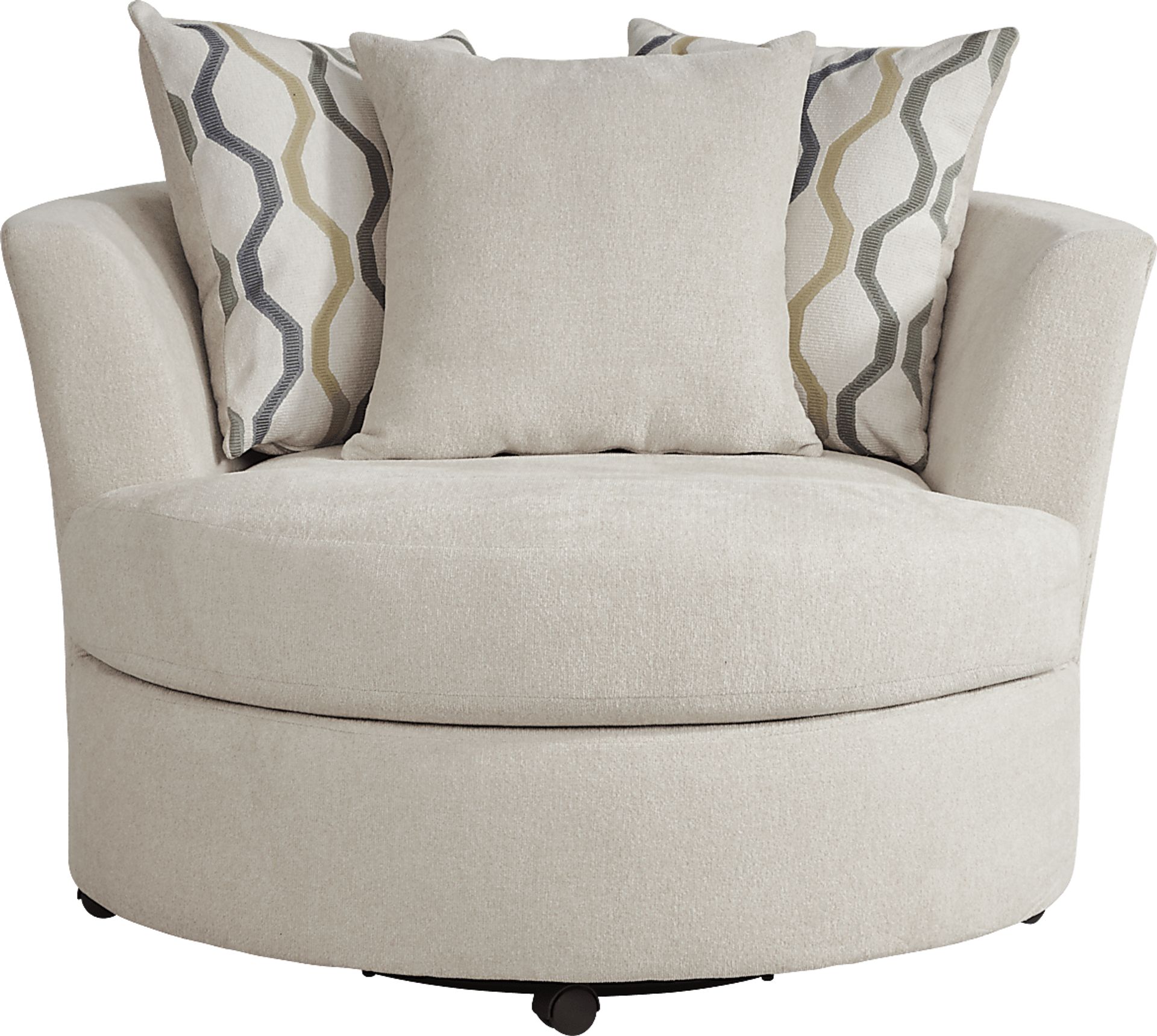 Briar Street Beige Swivel Accent Chair - Image 2