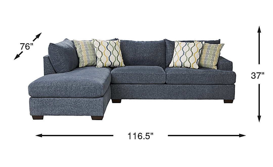 Briar Street 2 Pc Left Arm Chaise Sectional