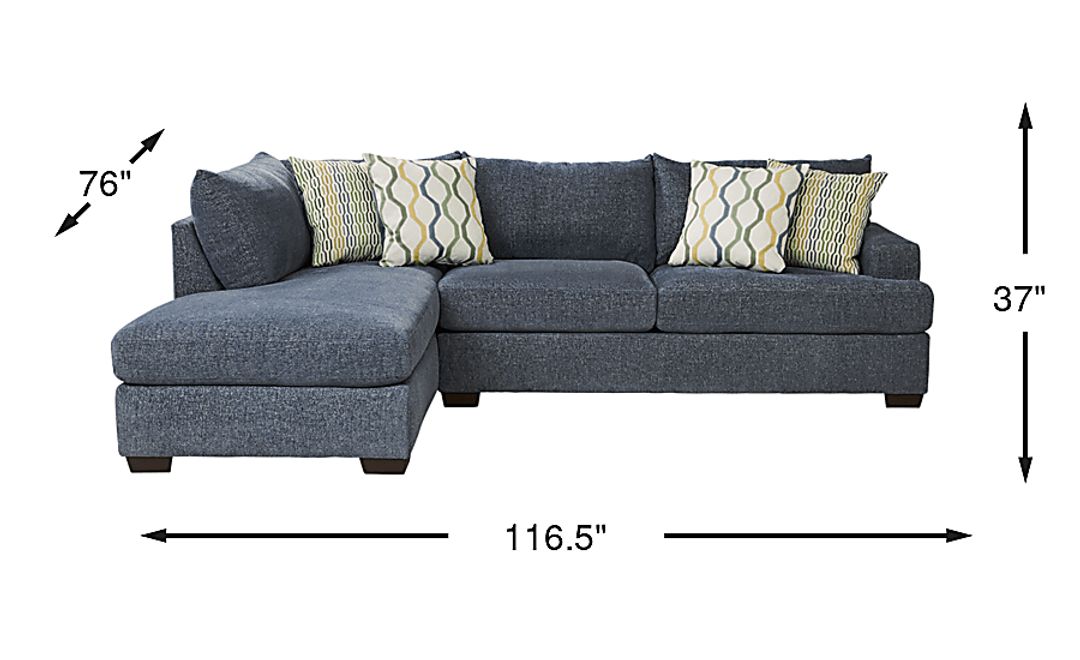 Briar Street 2 Pc Left Arm Chaise Sectional