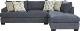 2 pc right arm chaise sectional