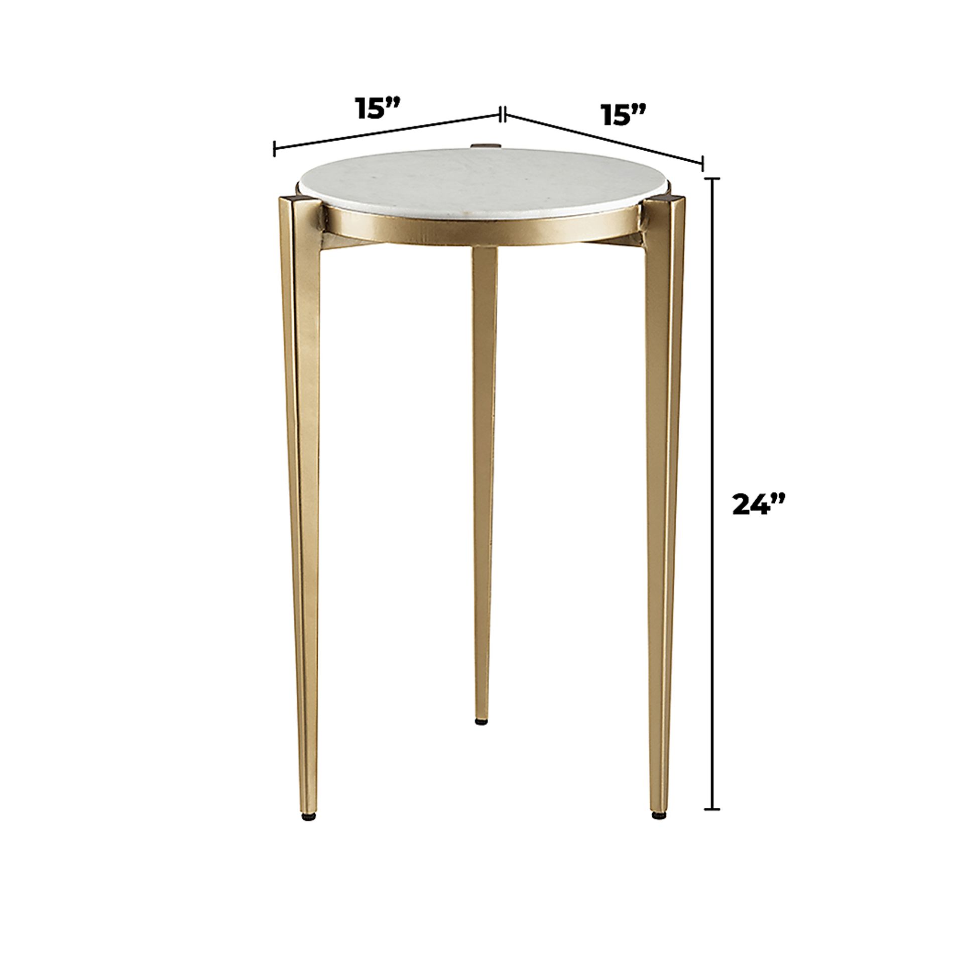 Briarbush White Accent Table - Image 7