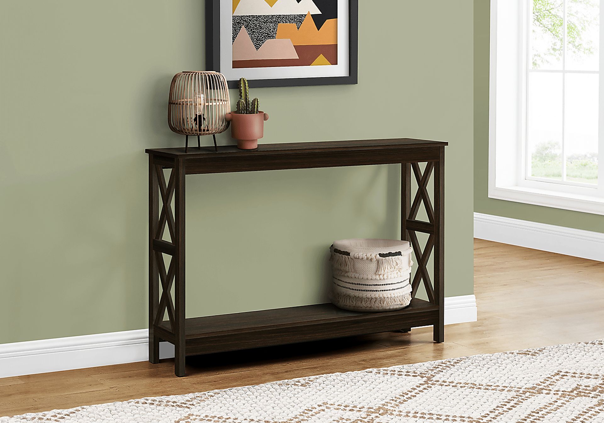 Briarfern Espresso Sofa Table - Image 3
