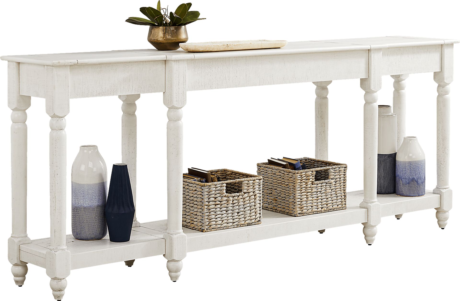 Briargate White 88 in. Console - Image 2