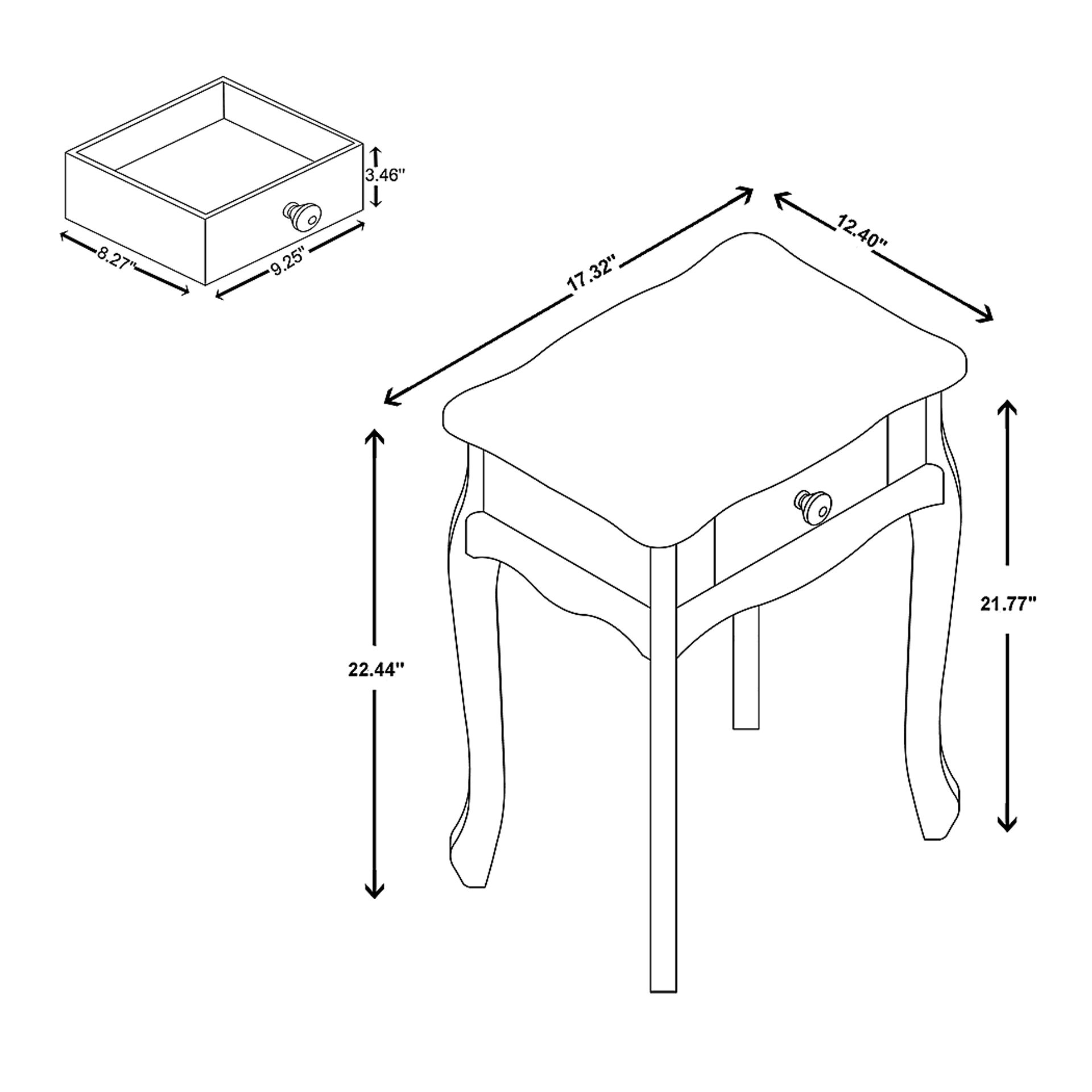 Briaridge White Nightstand - Image 11