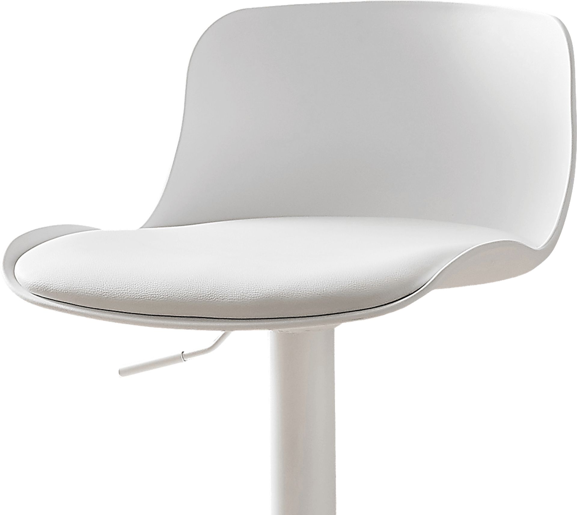 Briarknoll White Swivel Barstool, Set of 2 - Image 2