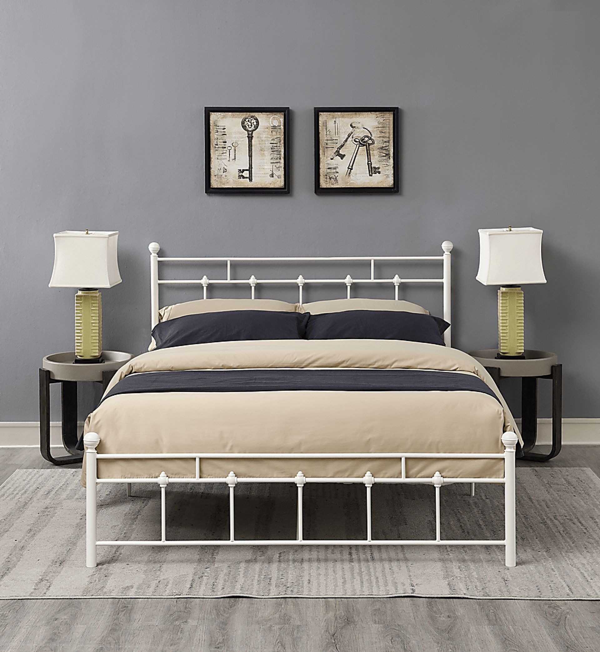Briarview White Queen Bed - Image 4