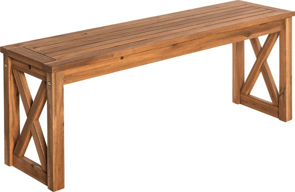 Briarwick Brown Outdoor Accent Bench