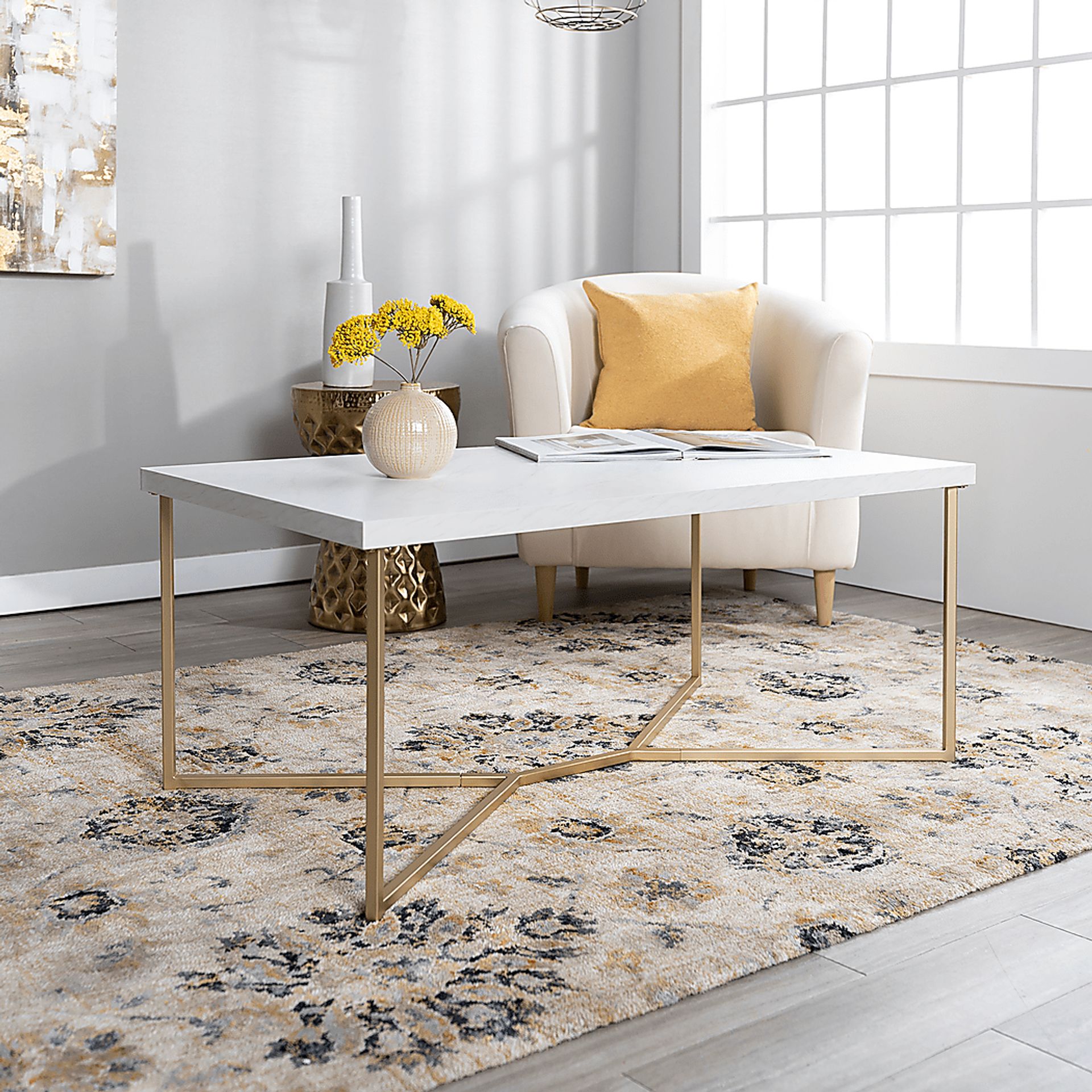 Briarwood Gold Cocktail Table - Image 6