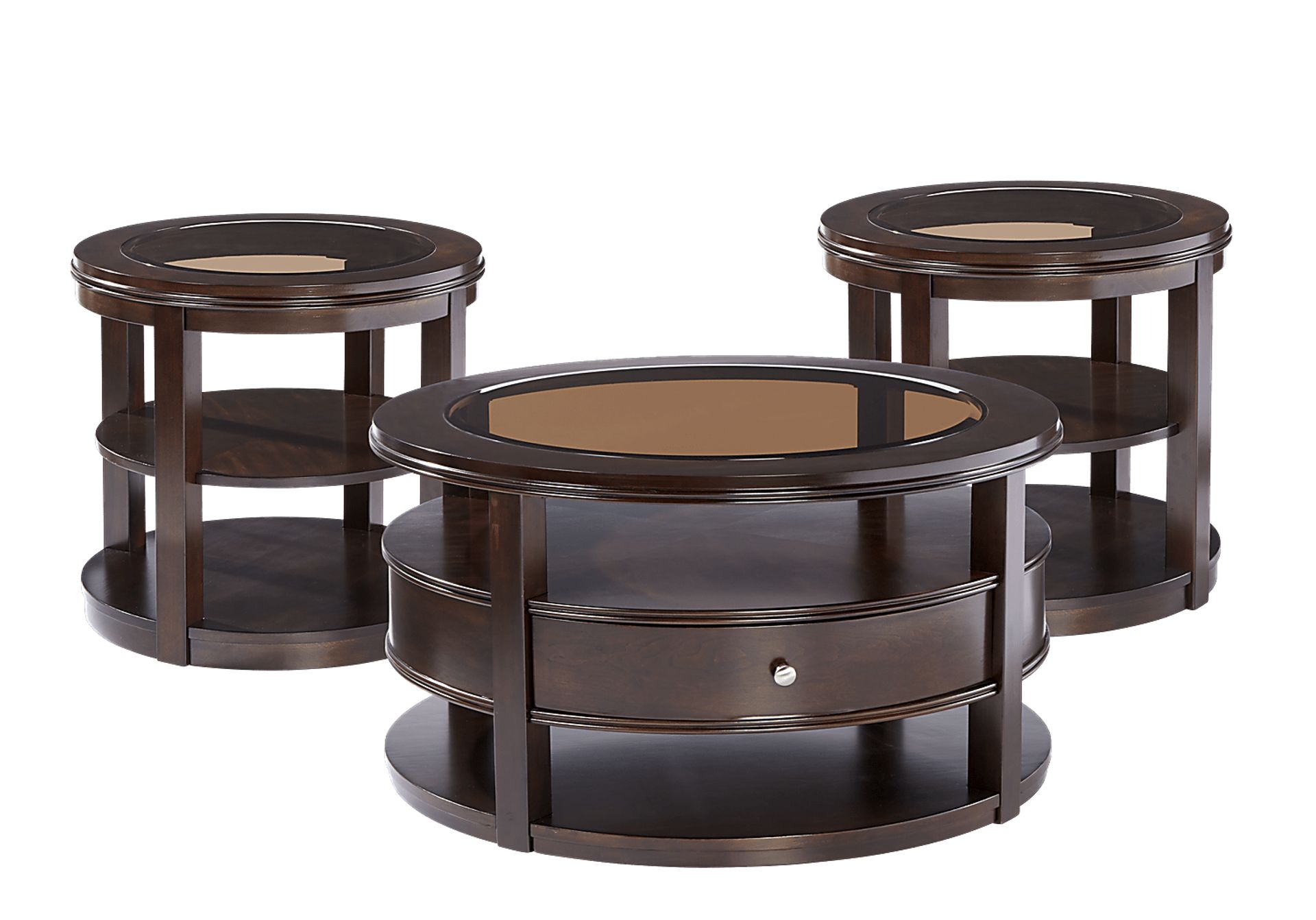 Briarwood II Cherry 3 Pc Table Set - Image 1