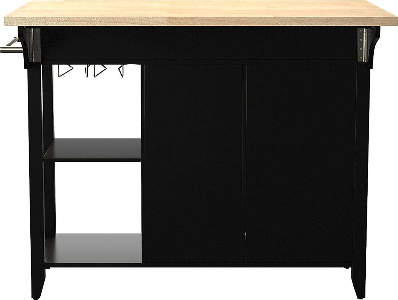 Brickellen Natural Kitchen Cart - Thumbnail 3