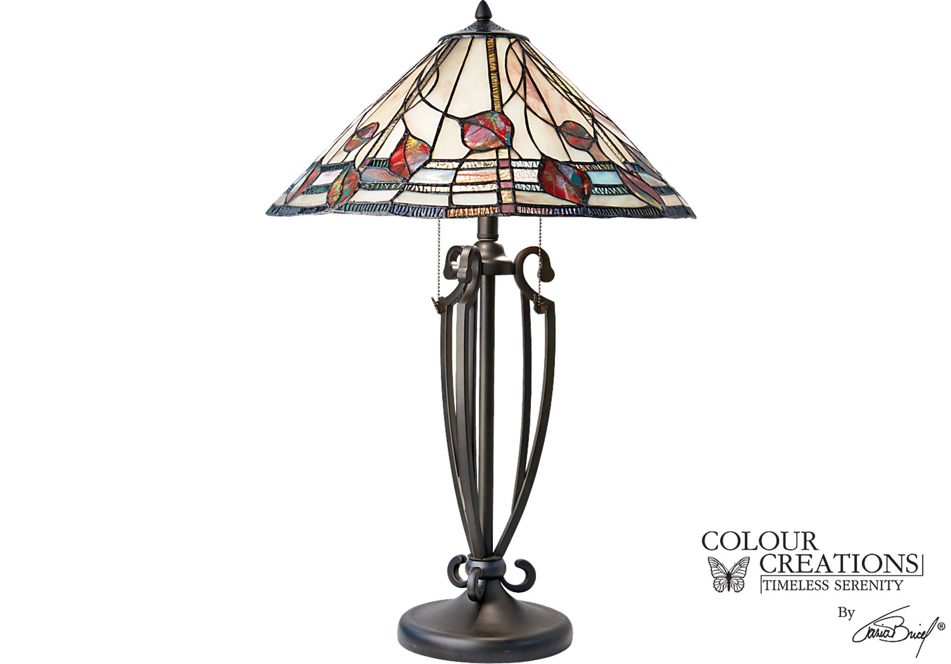 Bridesburg Tiffany Style Lamp - Image 1