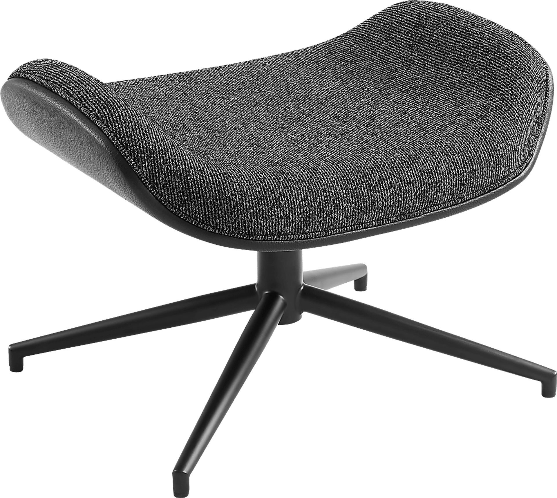 Bridgemart Black Ottoman - Image 2