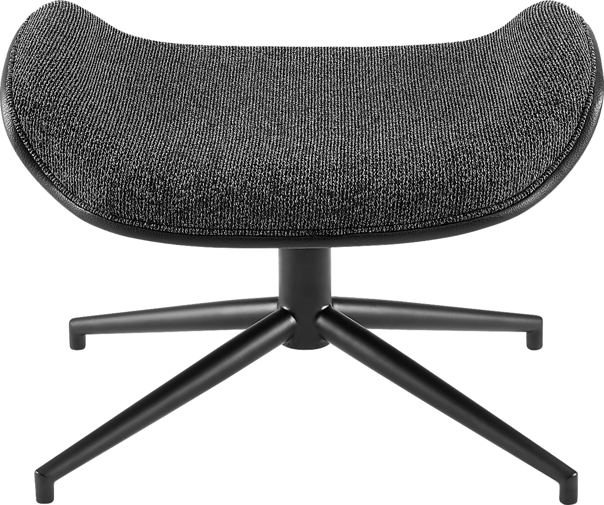 Bridgemart Black Ottoman - Image 1