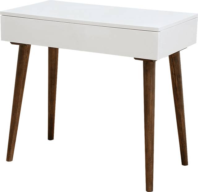 Bridgemor White Desk - Thumbnail - Image 3