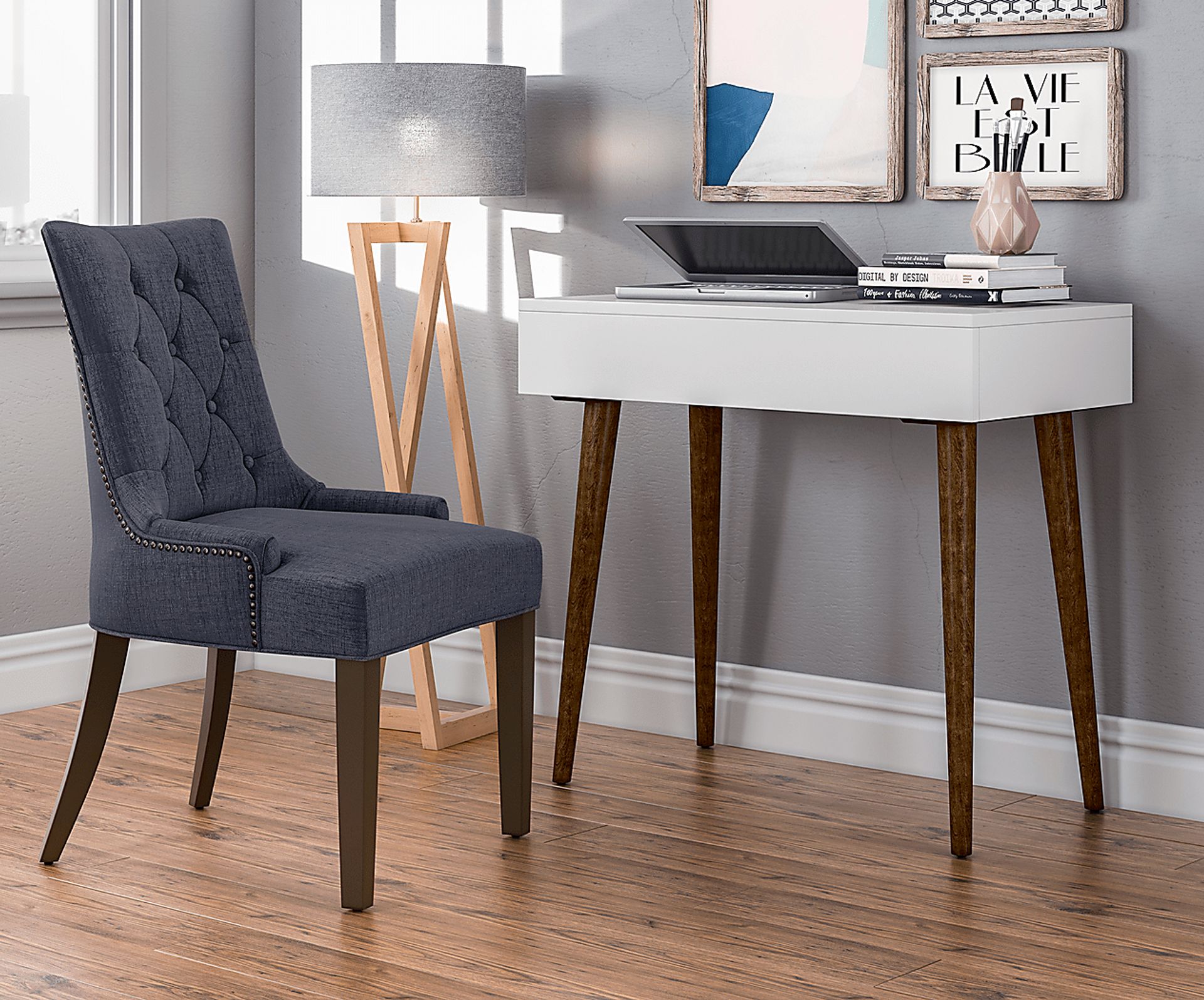 Bridgemor White Desk - Image 8