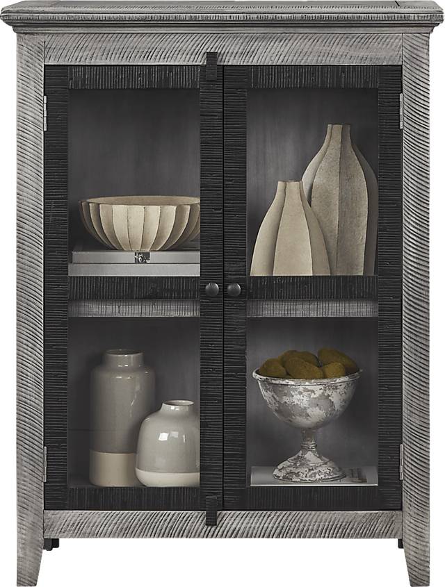 Bridgeport Gray 32" Accent Cabinet - Thumbnail - Image 2