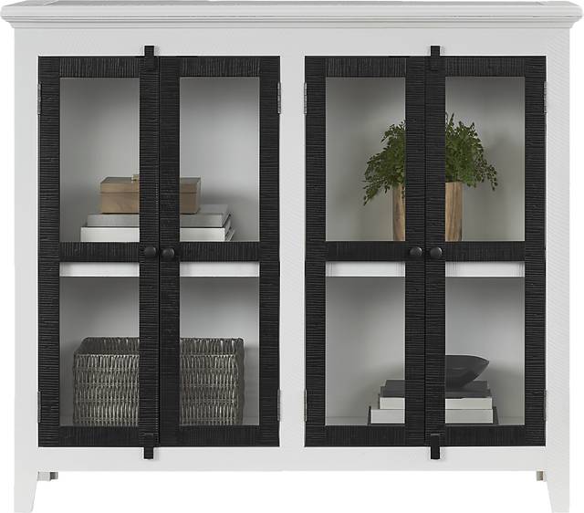 Bridgeport White 48" Accent Cabinet - Thumbnail - Image 2