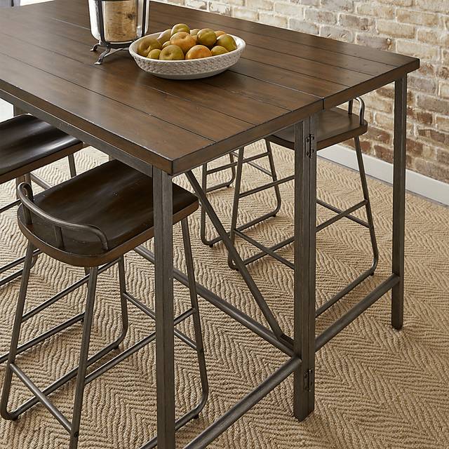 Bridgetown Brown Counter Height Dining Table - Thumbnail - Image 7