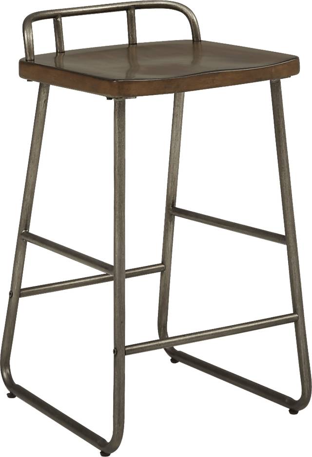 Bridgetown Brown Counter Height Stool - Thumbnail - Image 1