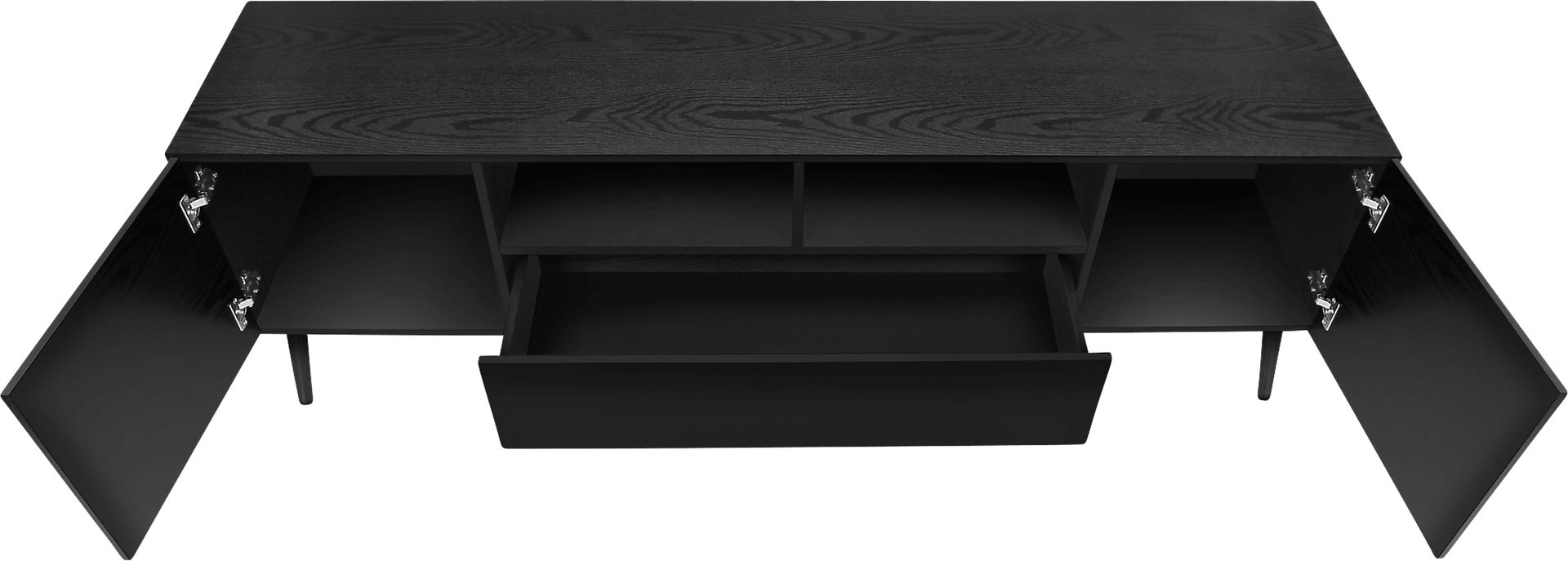 Bridgeware Black 71 in. Console - Image 4