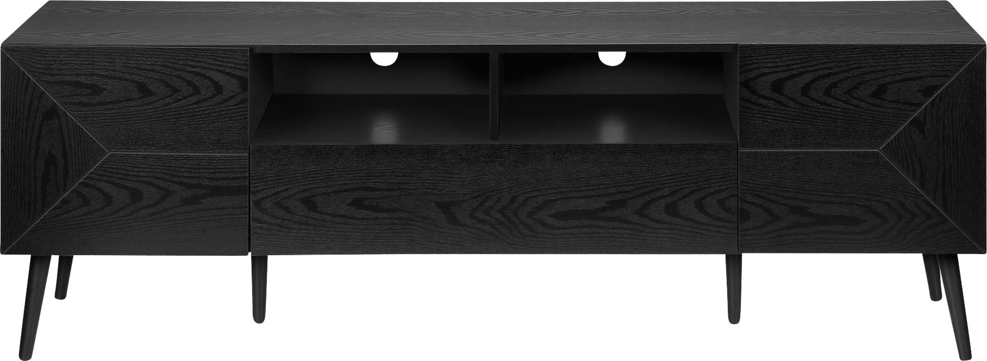 Bridgeware Black 71 in. Console - Image 5