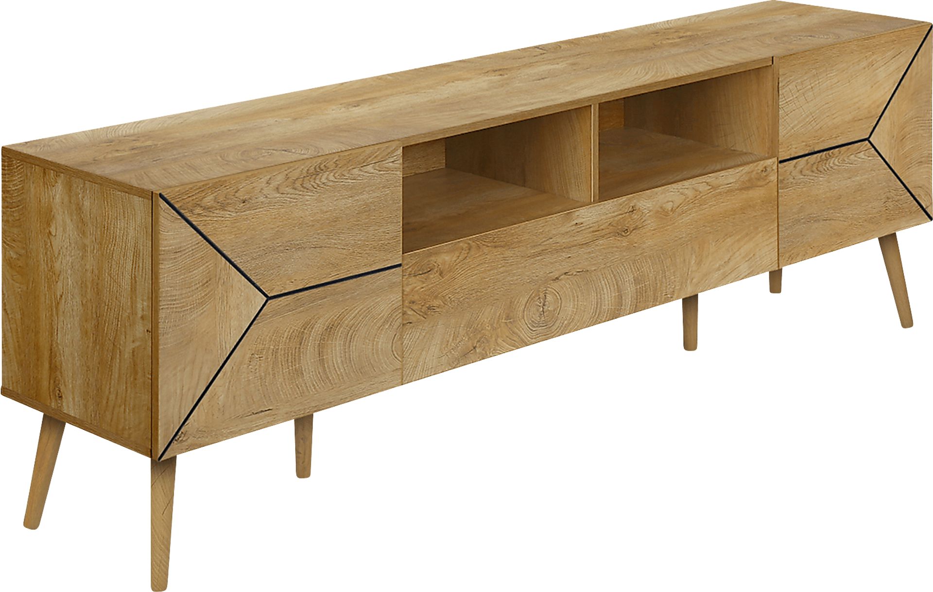 Bridgeware Brown 71 in. Console - Image 1