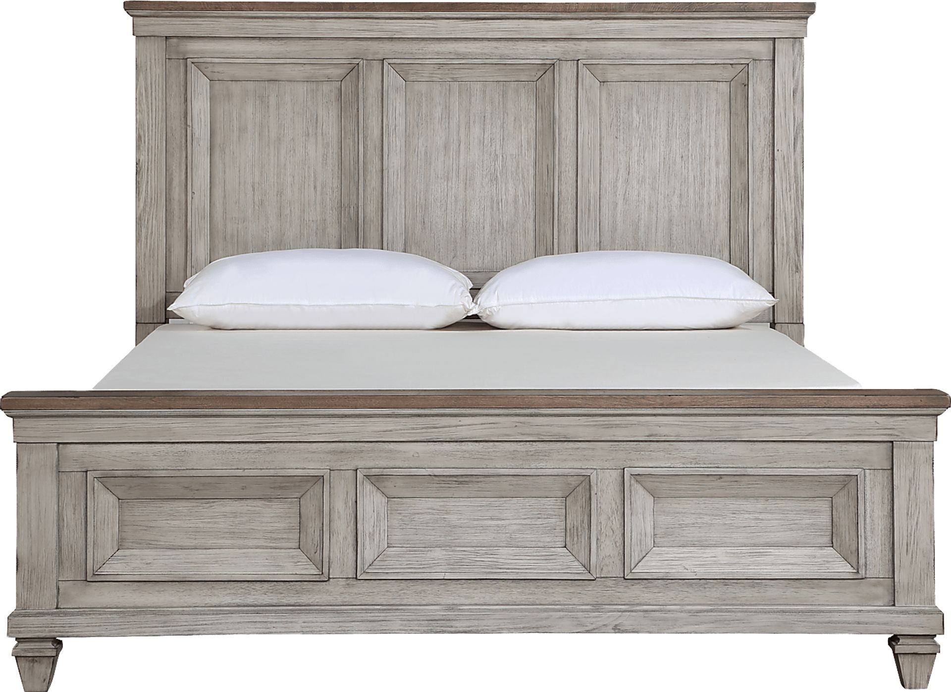 Bridgewood Cream 5 Pc King Panel Bedroom - Image 3