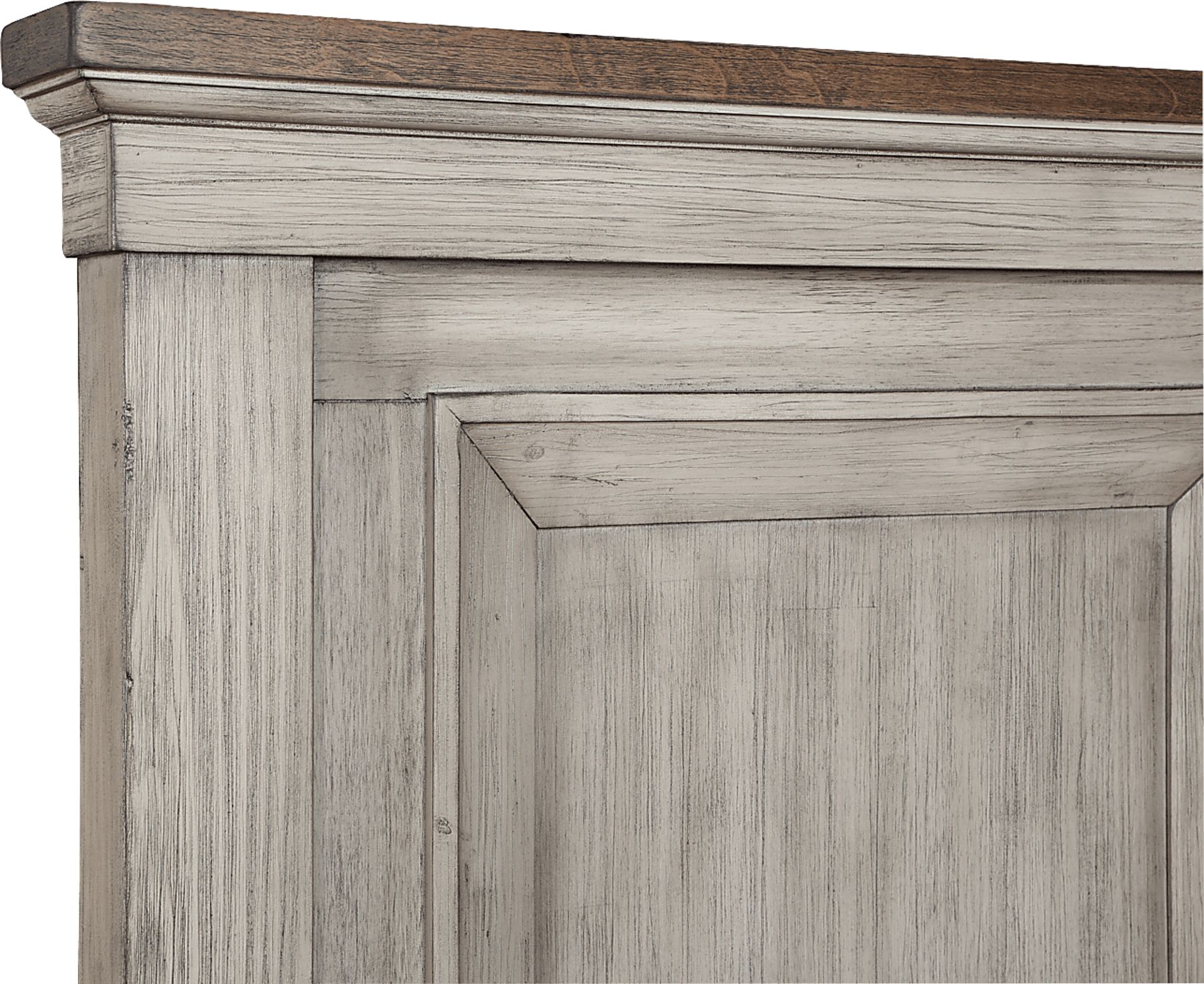 Bridgewood Cream 5 Pc Queen Panel Bedroom - Image 4