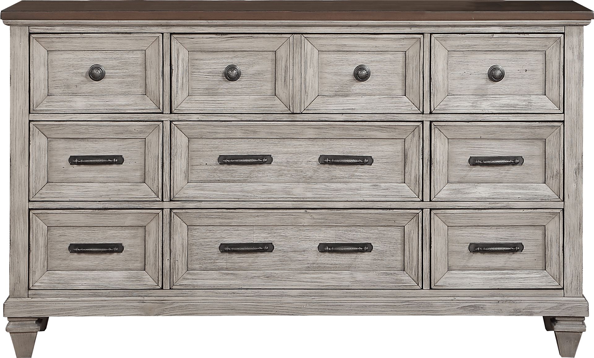 Bridgewood Cream 5 Pc Queen Panel Bedroom - Image 5