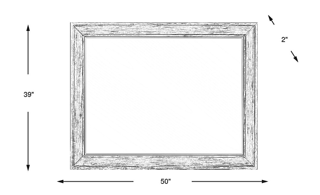 Bridgewood Cream Mirror