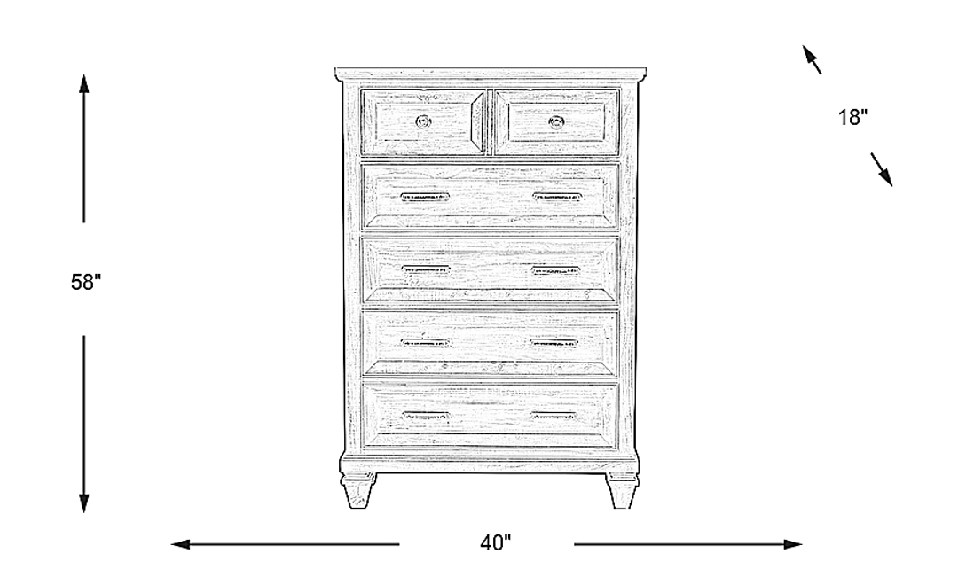 Bridgewood Walnut Chest