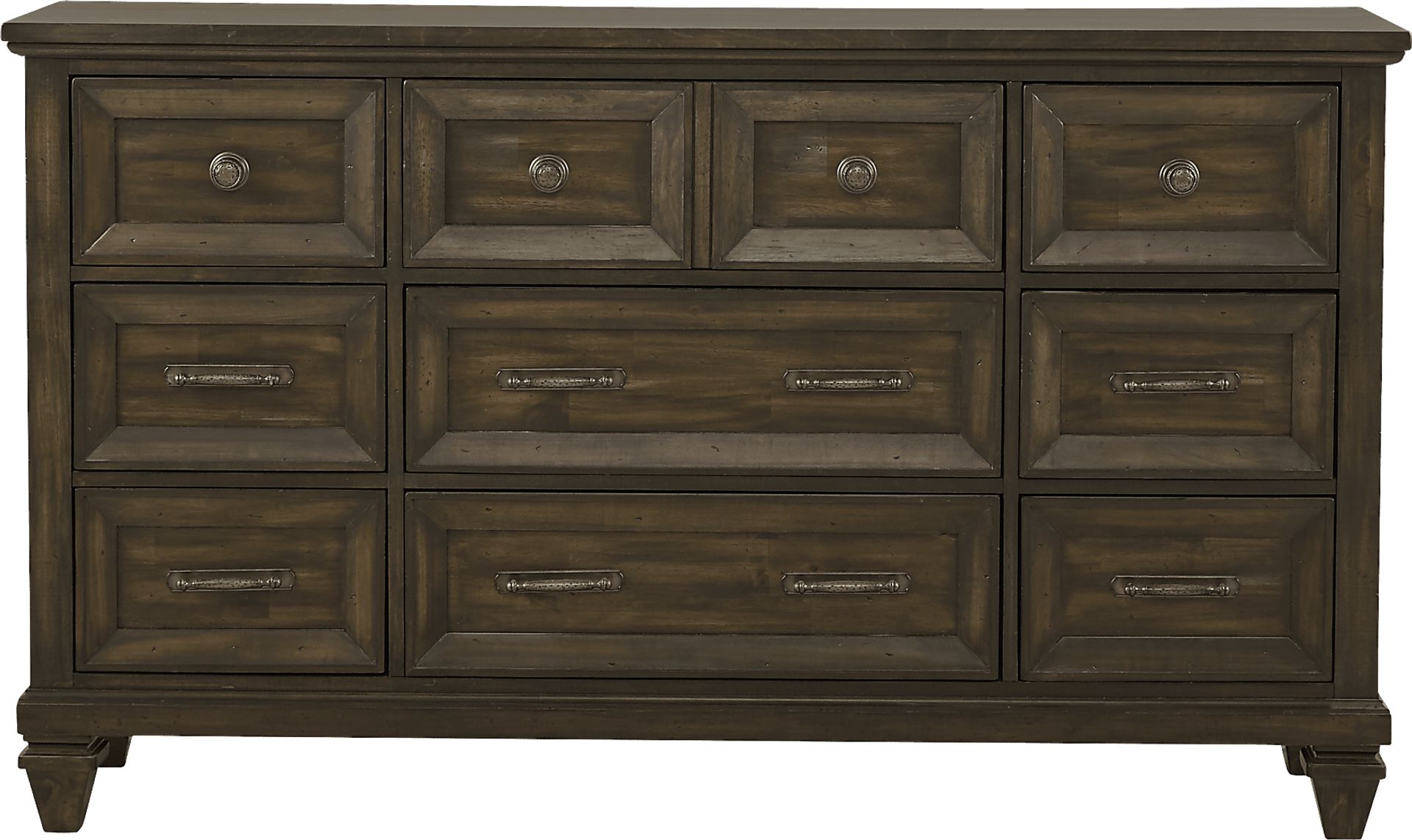 Bridgewood Walnut 5 Pc King Panel Bedroom - Image 3