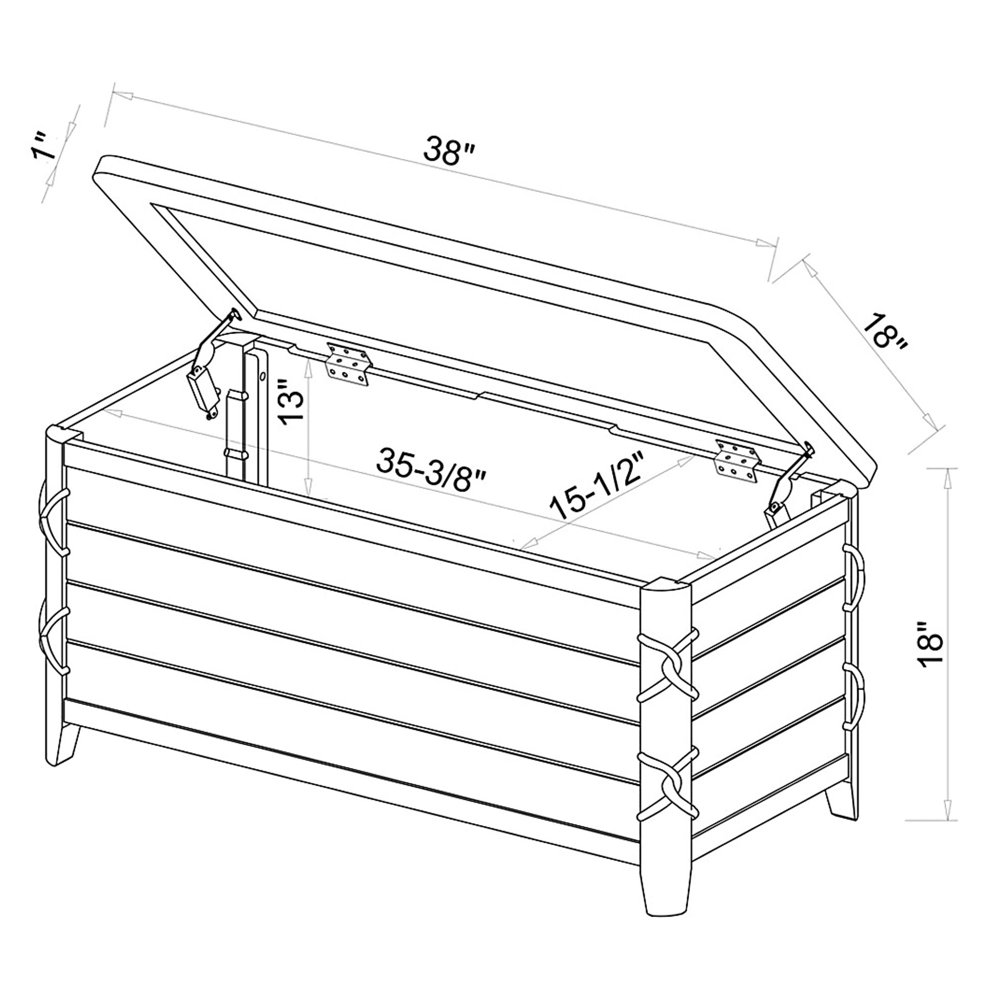 Brieva Blue Cedar Chest - Image 16