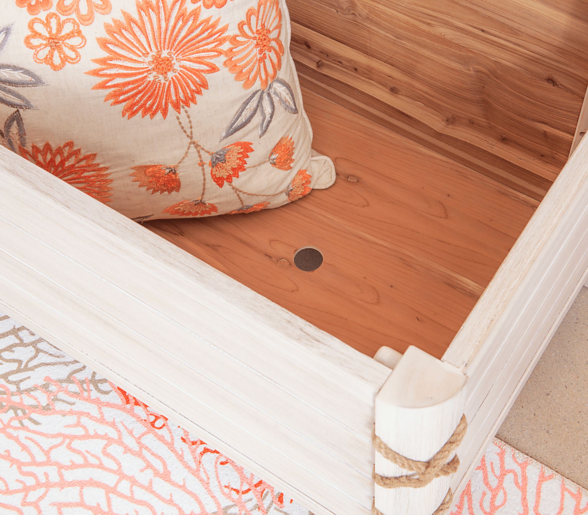 Brieva White Cedar Chest - Image 13